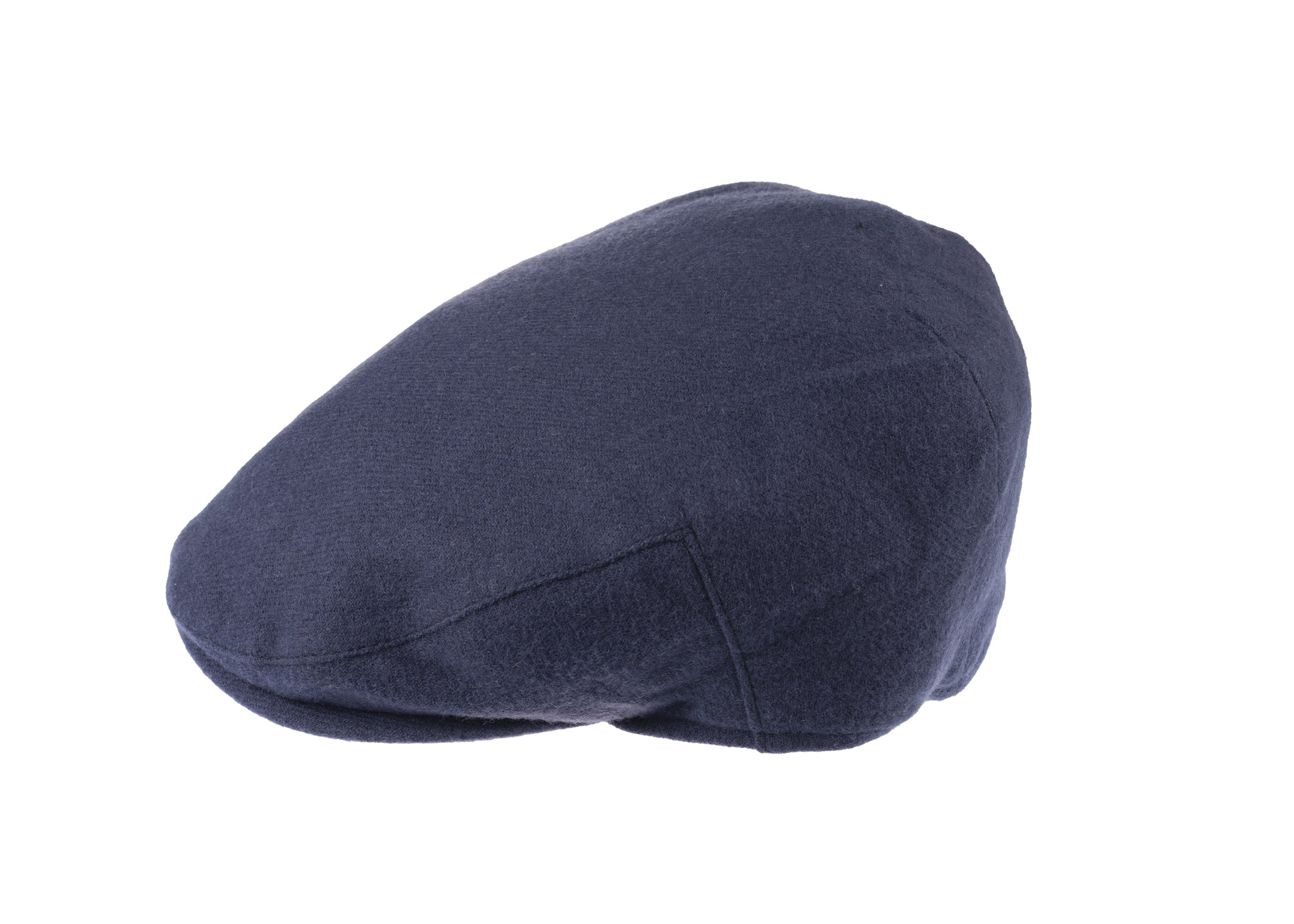Josh balmoral flat cap in cashmere/wool blend fabric in Blue
