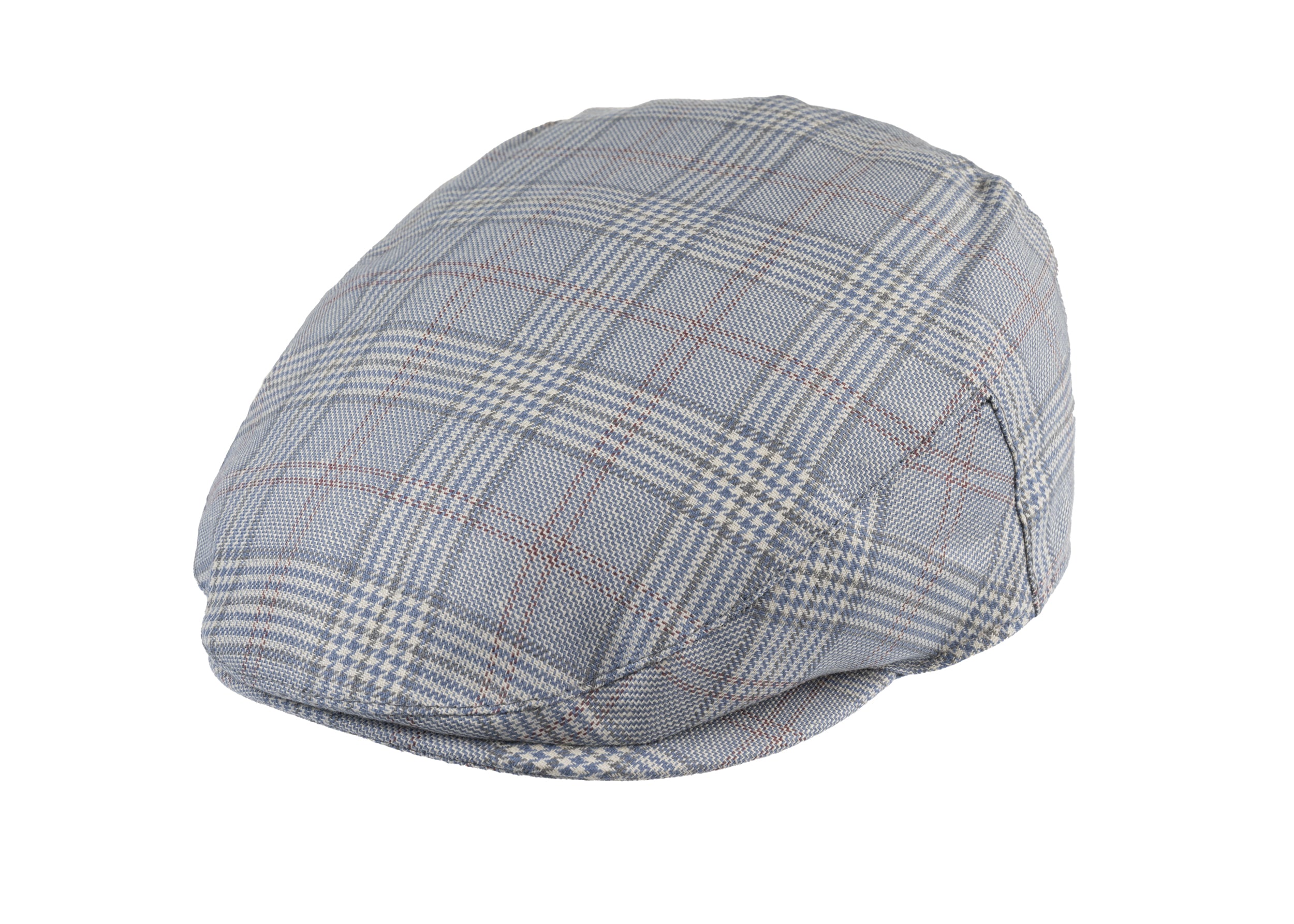 Balmoral flat cap in wool/linen fabric