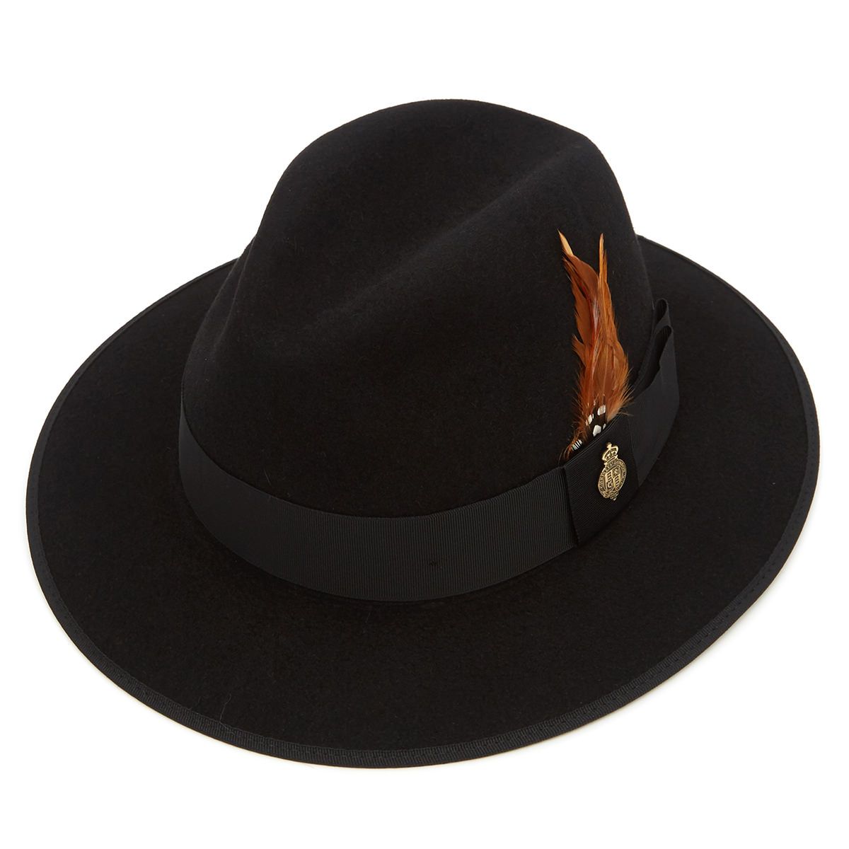 Farnham Down Brim Fur Felt Trilby Hat