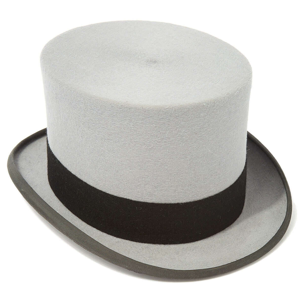 Ascot Fur Felt Grey Top Hat