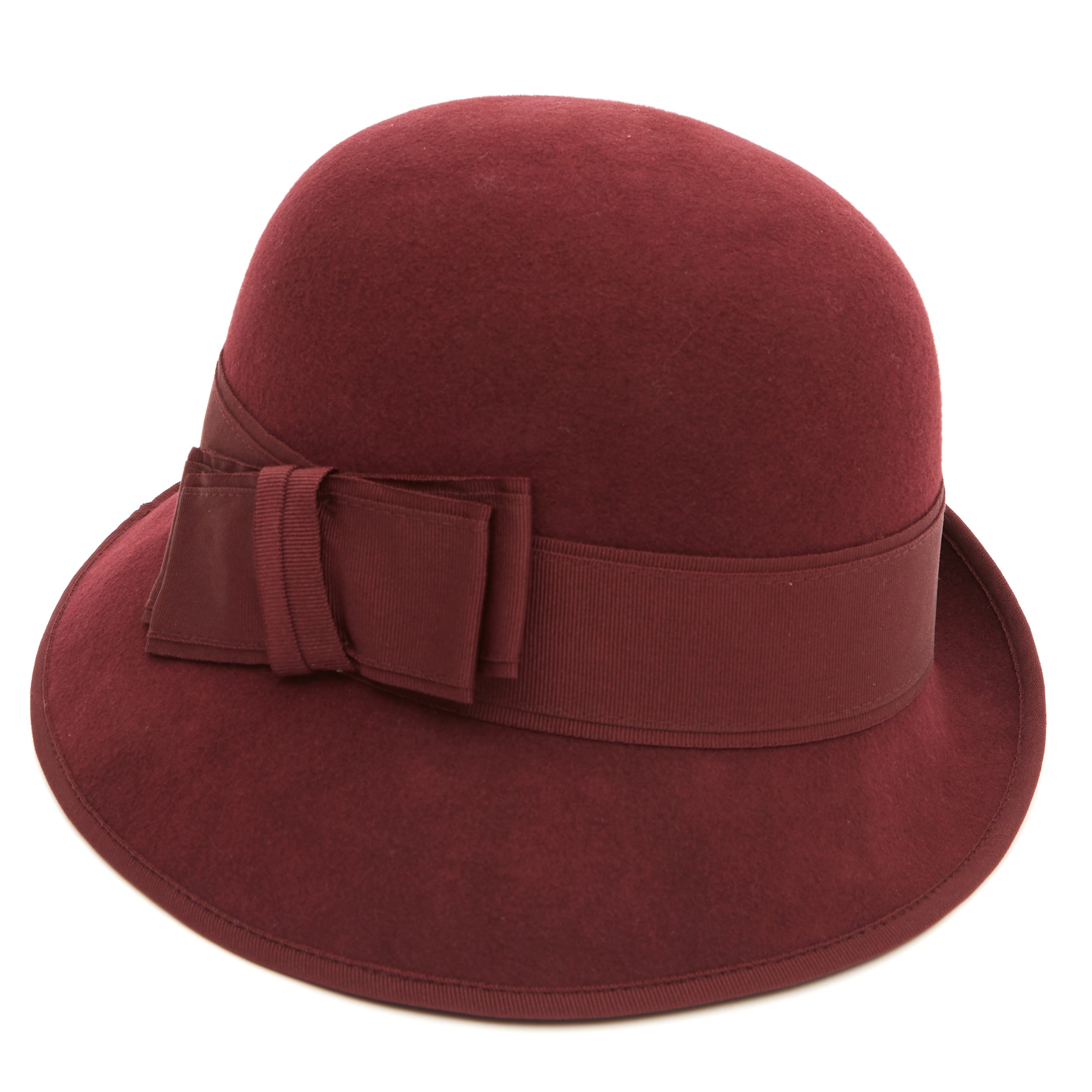 Susi Wide Brim Downton Cloche - One Size