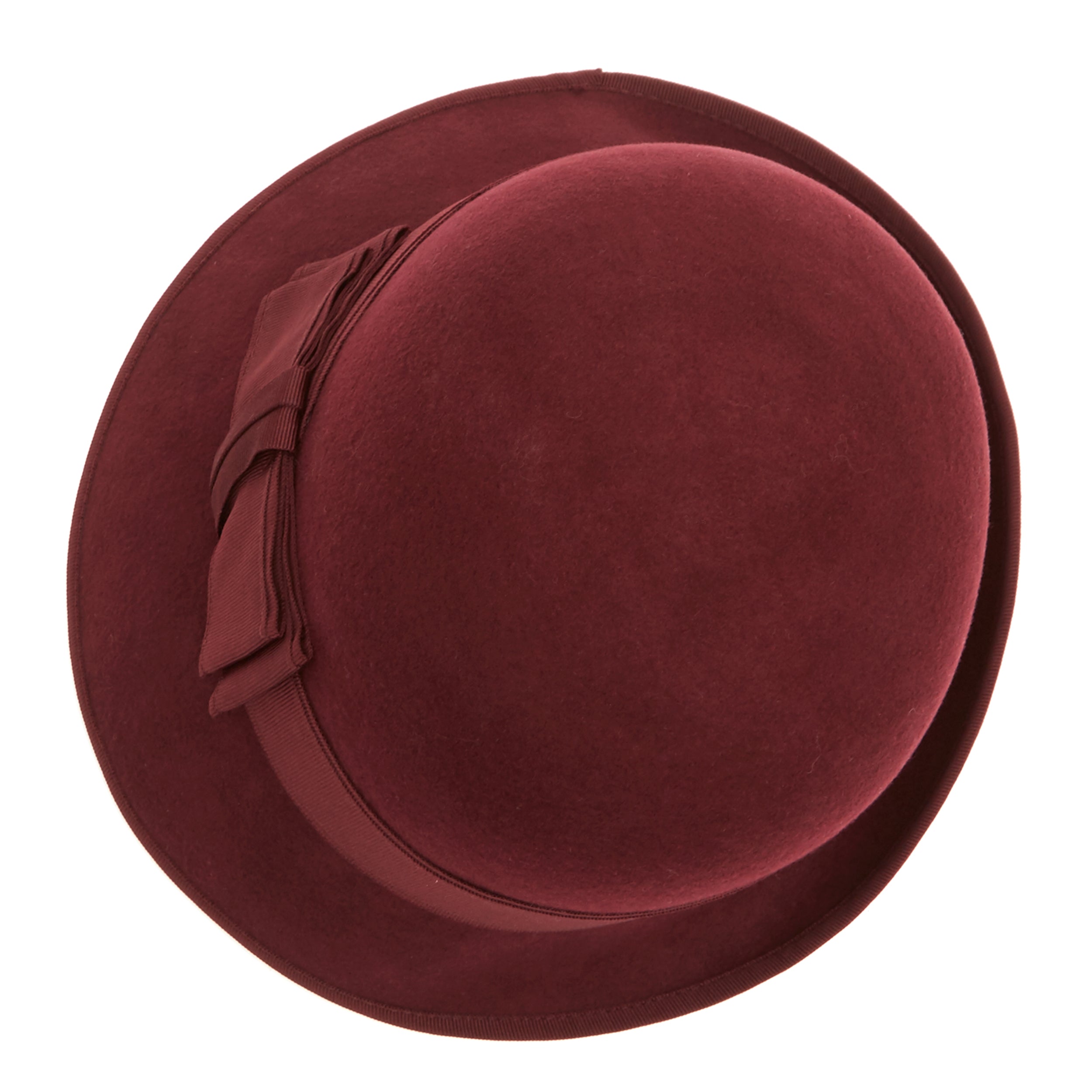 Susi Wide Brim Downton Cloche - One Size