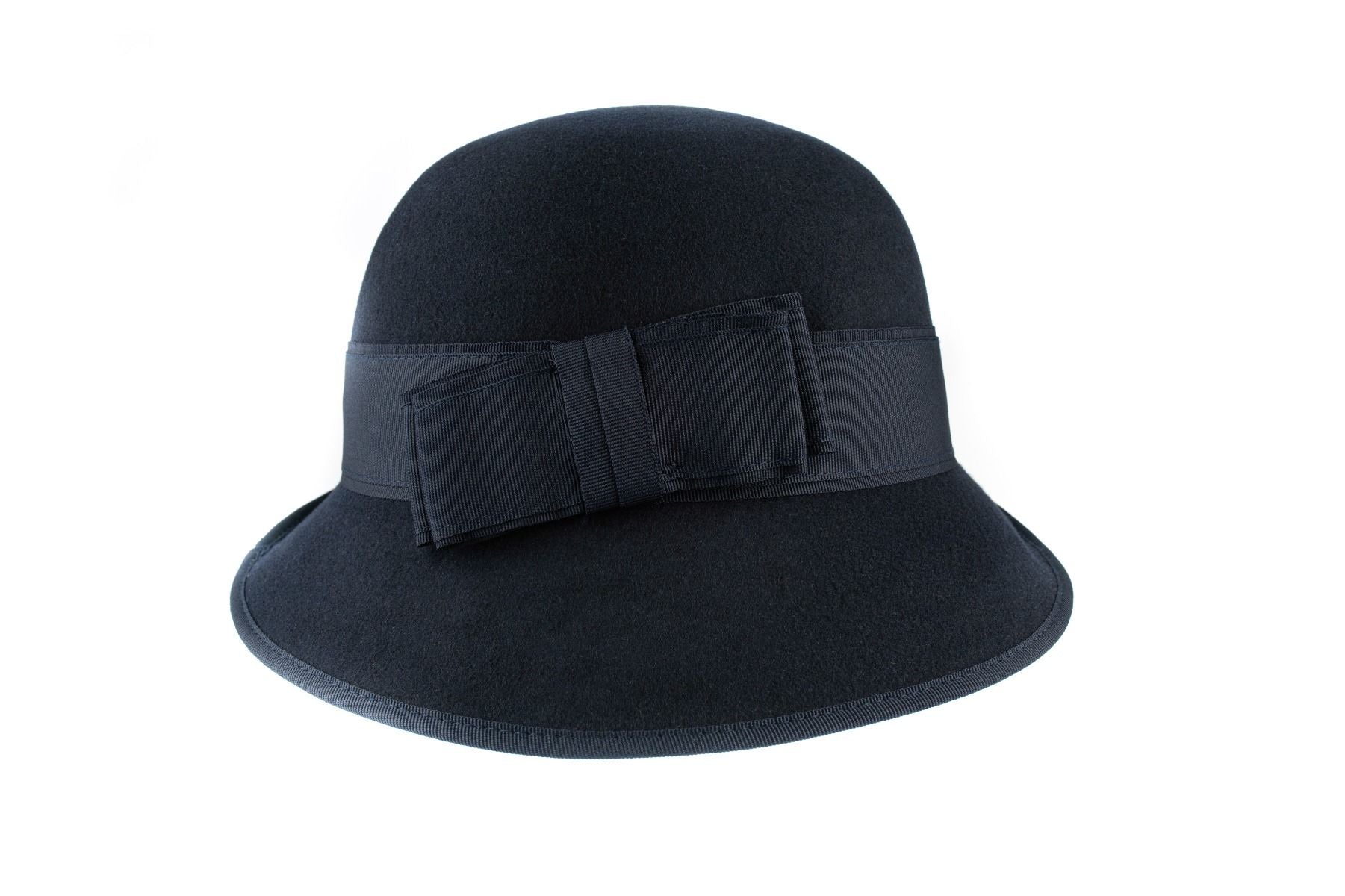 Susi Wide Brim Downton Cloche - One Size