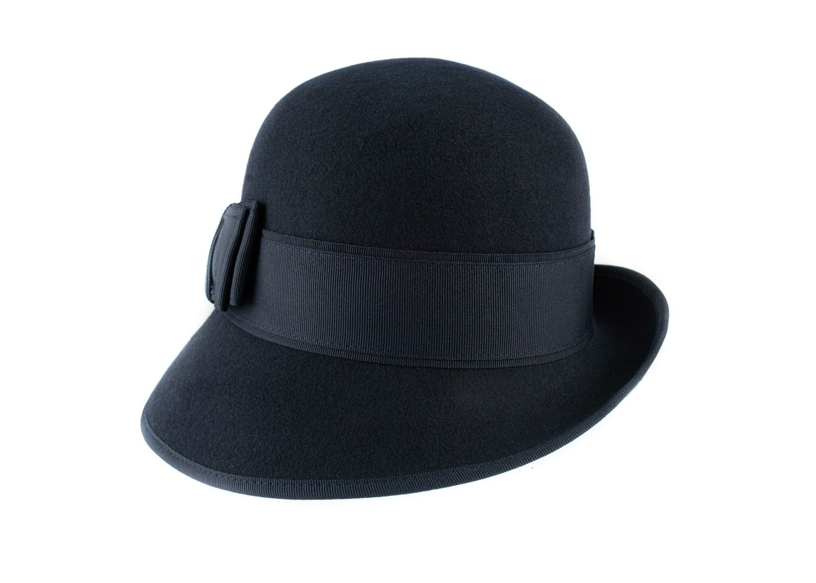 Susi Wide Brim Downton Cloche - One Size